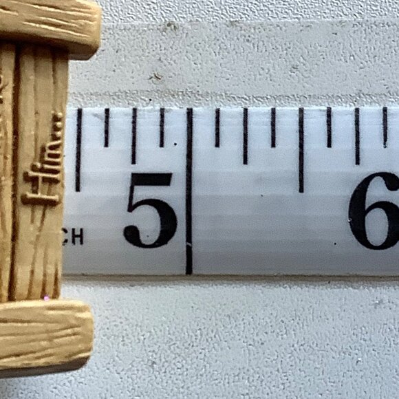 Vtg AGC Inc Baby Jesus Manger Nativity Ornament O Come Let Us Adore Him Hook - Picture 5 of 5